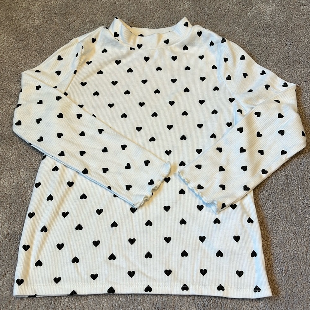 Heart-Print Top